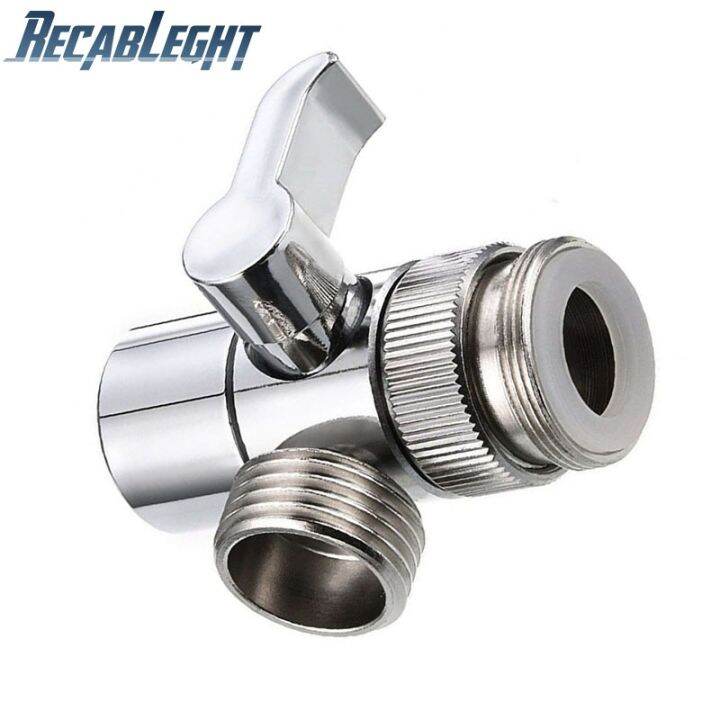 [HOT W] 3 Way Faucet Water Diverter Valve Bathroom Kitchen Water Tap Shower Head Bidet Sprayer