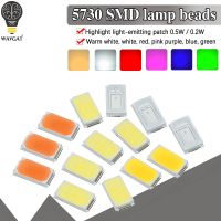 ❂☽✗ 100pcs 5630/5730-CW/WW 0.5W-150Ma 50-55lm 6500K White Light SMD 5730 5630 LED 5730 diodes (3.2 3.4V)