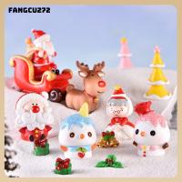 FANGCU272 1ชิ้นของขวัญตกแต่งบ้านตุ๊กตาเครื่องตกแต่งบ้านยาย/ปู่ต้นคริสต์มาสตุ๊กตาประดับต้นคริสต์มาสไอศครีมตุ๊กตาหิมะขนาดเล็กซานตาคลอส