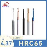 【DT】hot！ 1pc Hrc65 2/3/4 Flute Tungsten Carbide End Mill Milling Cutter Cnc Routerbits Endmills 1mm 1.5mm 2mm 2.5mm 3.0mm