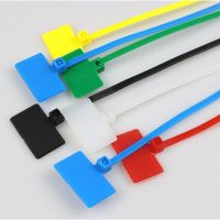 250Pcs Nylon Cable Tie Multiple Colour Label Self-locking Cable Ties 4*150MM Bundled ties Used To Classify Wires And Cables Cable Management