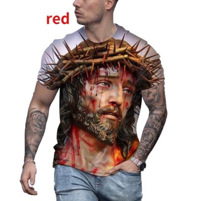 Jesus Christ 3D Printed T Shirt Fashion Short Sleeve Hot Sale Tees