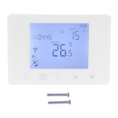 ขนาดกะทัดรัดสำหรับ Smart Thermostat Programmable Thermostat Temperature Contorller For Electric Water Gas Boiler Floor Heating