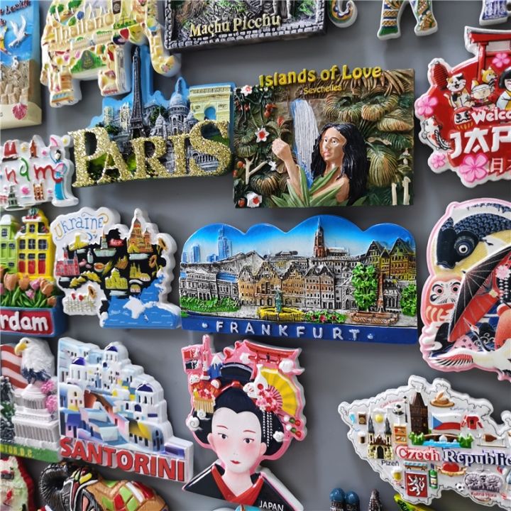 fridge-magnets-peru-israel-romania-thailand-frankfurt-czech-vietnam-korea-ukraine-paris-holland-california-souvenir-home-decor