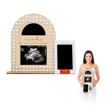 ไม้ B-Ultrasound ที่ระลึกภาพการตั้งครรภ์กรอบกิจกรรมสำหรับอุปกรณ์เสริมทารกแรกเกิดการถ่ายภาพสิ่งที่ทารกรายการ