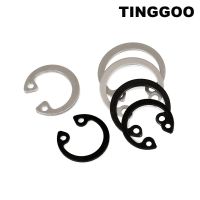 ﹉ 10/25/50pcs M8 to M30 GB893 304 Stainless Steel Black Steel Bearing Hole C Type Inside Internal Circlip Retaining Clip Snap Ring