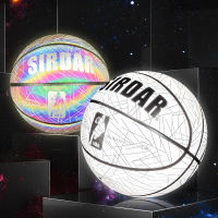 Cool Street Glowing Size 7 Basketball Luminous Basketball Sports Personalized Flash Reflective Holographic ball Free Accessories