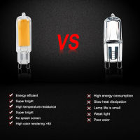 Mini G9 LED 220V 230V COB Light Bulb 5W 7W 10W Glass Body Home Chandelier Spotlight Replace 20W 30W 40W Halogen Lampara LED