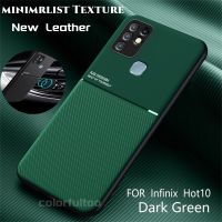 Matte Texture เคสโทรศัพท์สำหรับ Infinix Hot 10S 10 Play Hot10s Hot10 Hot10Play กันกระแทกปลอกแฟชั่นใหม่ TPU หนังนุ่มกรณีรถผู้ถือ