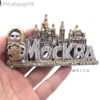 3D Resin Russia Fridge Magnet Moscow Mockra Decorative Refrigerator Magnets Sticker Tourist Travel Souvenir GIFT IDEA