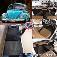 SALE พรมปูพื้นรถยนต์ พรมกระดุม พรมรถเต่า VW BEETLE CLASSIC ปี 1963-1968 ชุดพรมพื้น จำนวน 4 ชิ้น ยานยนต์ อุปกรณ์ภายในรถยนต์ พรมรถยนต์