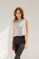 PIRUNYA - Top 02 (Grey) เสื้อกล้าม คลุมสปอร์ตบรา