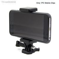 ﹍❁✶ Portable Black Camera Accessory Adjustable Mount With 1/4 Screw Hole Phone Holder Stand Bracket Clip Tripod Adapter For GoPro