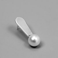 Lotus Fun Moment Real 925 Sterling Silver Handmade Fashion Jewelry Cute Exclamation Mark Design Brooch Pin Broche for Women