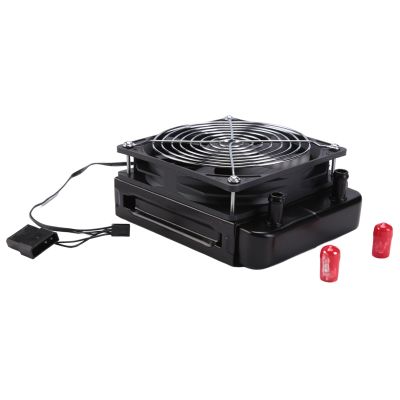 120mm 10 Pipe Water Cooling CPU Cooler Row Heat Exchanger Radiator with Fan for PC Computer LED Water Cooling System