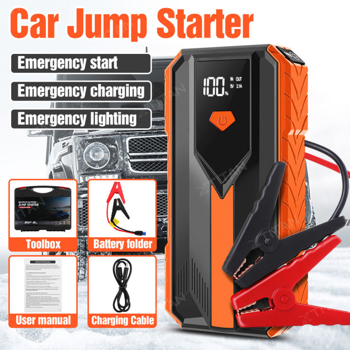 12V 99800mAh High Power Car Jumper PowerBank Car Jump Starter Emergency ...