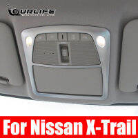 ด้านหน้าและด้านหลังไฟอ่านหนังสือสำหรับ Nissan X-Trail XTrail T32 Rogue 2014-2021ภายในอ่านหนังสือตกแต่งกรอบ