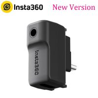 Insta360 X2หนึ่งชิ้น/RS 1นิ้วรุ่น360นิ้วตัวแปลงไมโครโฟนเวอร์ชันแนวตั้งใหม่อุปกรณ์เสริมของแท้