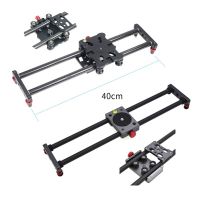 40cm Carbon Fiber Slider Remote Control Camera Video Rail Track Slider Motor Dolly Truck For DSLR Camera Smartphone Vlog