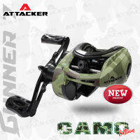 ส่งฟรี รอกหยดน้ำ ตกปลา ATTACKER GUNNER 7 รอบ 7.5 บอดี้กราไฟต์คุณภาพสูง น็อปดำ-แดง อุปกรณ์ตกปลา มีอะไหล่รองรับ ราคาพิเศษ