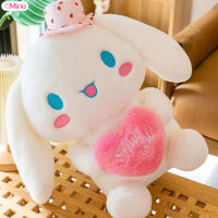 Miria ของเล่นตุ๊กตายัดไส้จำลอง Cinnamoroll นุ่มสบายผิวของเล่นตุ๊กตาสำหรับเด็กผู้หญิงของขวัญของสะสม