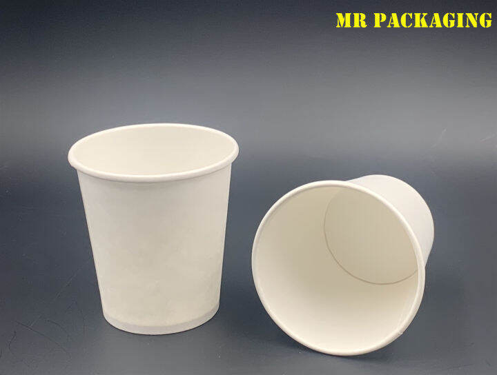 6oz Paper Cup - white / brown / printed [ 50pcs± ] ABBA ware ...