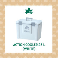 LOGOS กล่องเก็บความเย็น ความจุ 25 ลิตร (สีขาว) Action Cooler 25 L (White)