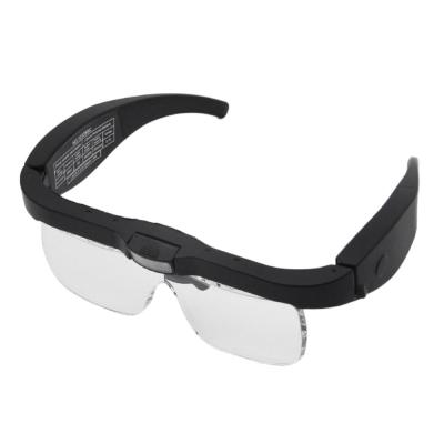 แว่นขยาย4.0X 3.0X 2.0X,หัวแบบพับได้ติดแว่นตาแว่นตาส่องขยายสำหรับนาฬิกาอ่านซ่อมเครื่องใช้ไฟฟ้า
