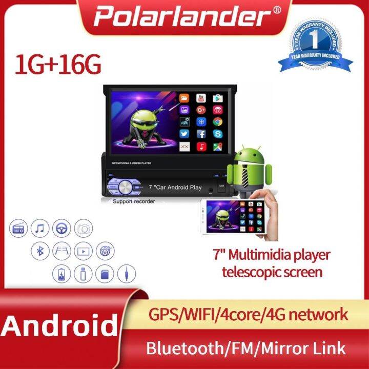 1din-mp5-player-1-16g-mirror-link-bluetooth-gps-navigation-retractable-carplay-for-android-ios-device-manual-screen-android-8-1