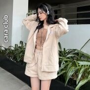 CARA Quần Short Nữ Arelt kiểu lưng thun ống rộng trẻ trung năng động