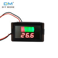 diymore รถแบตเตอรี่ความจุเมตร LCD dual จอแสดงผลโวลต์มิเตอร์รถยนต์ไฟฟ้าการใช้ Meter Universal แบตเตอรี่ลิเธียมการใช้เมตร 12V 24V 36V 48V 60V 72V