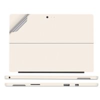 【✲High Quality✲】 dang676 สีดำคาร์บอนไฟเบอร์ Lapsticker ผิวสำหรับ Surface Pro 4 5 6 7ทั้งชุด Tabelt ปกป้องตัวเครื่องสำหรับ Funda Surface Pro 1 2 3