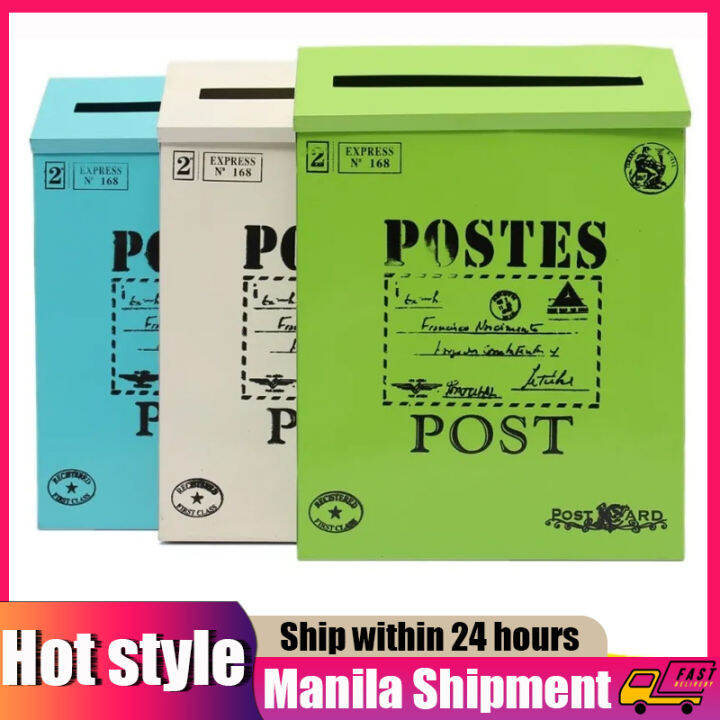 【Original + 24 hours delivery】Letter Mailbox Post Box with Waterproof