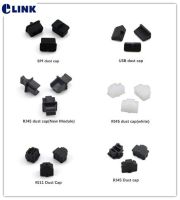 ฝาปิดกันฝุ่น Rj11 100ชิ้น Rj45ฝาครอบกันฝุ่นยูเอสบี Spf/ปลั๊กสีดำสีขาว