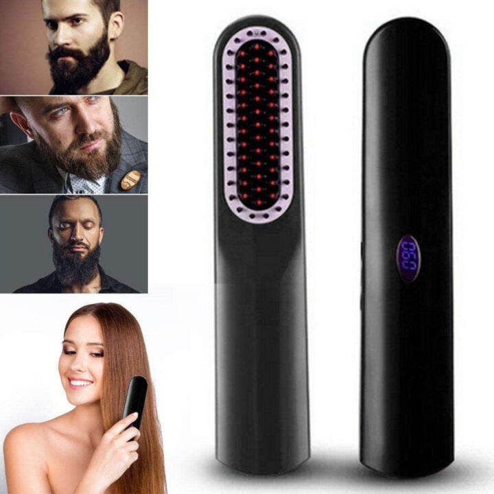 beard-straightener-brush-usb-wireless-charging-hair-comb-portable-mini-ceramic-charging-hair-straightener-one-step-hair-styler