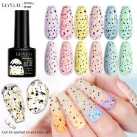 LILYCUTE 7Ml Eggshell Gold Glitter Gel Polish Nail Art Soak Off UV LED Gel DIY With Any Color Base Gellak