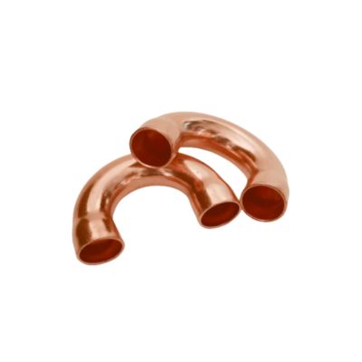 38x1.2x110mm 180 Degree Return Bend Copper End Feed Plumbing Pipe Fitting for gas water oil