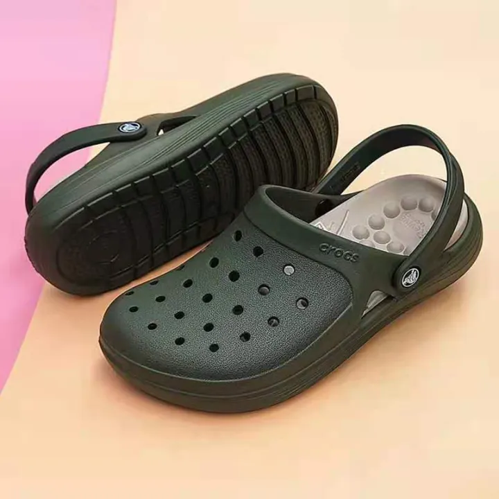 New Fashion OEM Crocs Shoes Summer For men Slippers Hole Original Clog 2  Colors Lite Ride | Lazada PH