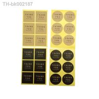 △✢ 120pcs/lot Square Circle Shape Thank you Handmade Adhesive Packaging Sealing Label Sticker DIY christmas Gift Stickers