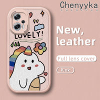 เคส Chenyyka สำหรับ Xiaomi Poco X4 GT Poco X4 NFC Redmi K50i Note 11T Pro Note 11T Pro + เคสการ์ตูนหลากสีน่ารักยูนิคอร์นคุณภาพสูงโชคดีและทนทานเคสโทรศัพท์หนังนิ่มคลุมทั้งหมดป้องกันกล้องเคสสีกันกระแทกเคสนิ่ม