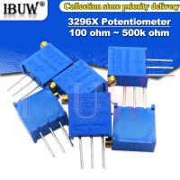 【CW】 10PCS 3296 3296X Potentiometer resistanceohm Trimpot Trimmer 1K 5K 10K 20K 50K 100K 200K 500K 1M ohm  100R 200R 500R