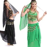 hot【DT】 4pcs/Set Belly Dancing Costume Sets Egyption Egypt Bollywood Bellydance