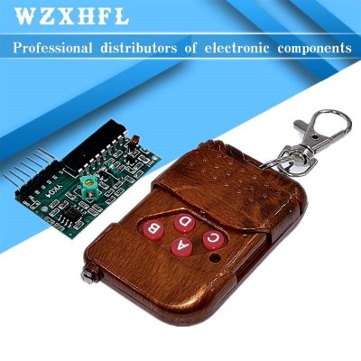 IC 2262 2272 433MHZ Four Ways 4 CH Key Wireless Remote Control Module Kit ASK Decoding Receiver Board For Arduino WATTY Electronics