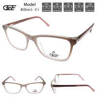 ?กรอบแว่นตา GEZE METAL รุ่น RD662-C1 เต็มกรอบสีม่วงอ่อน น้ำหนักเบา ใส่สบาย?ใส่ได้ทั้งหญิง-ชาย (บริการตัดเลนส์สายตาราคาถูก)