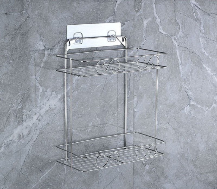 bathroom-shelf-organizer-ชั้นวางในห้องน้ำ-ชั้นวางของในห้องน้ำสแตนเลส-304-แท้-3-ชั้น-ไม่ต้องเจาะผนัง-ไม่ต้องใช้สว่าน-รับน้ำหนักได้ดี-แถมอุปกรณ์ติดตั้ง-ชั้นวางในห้องน้ําสแตนเลส-bathroom-shelving-ชั้นวาง