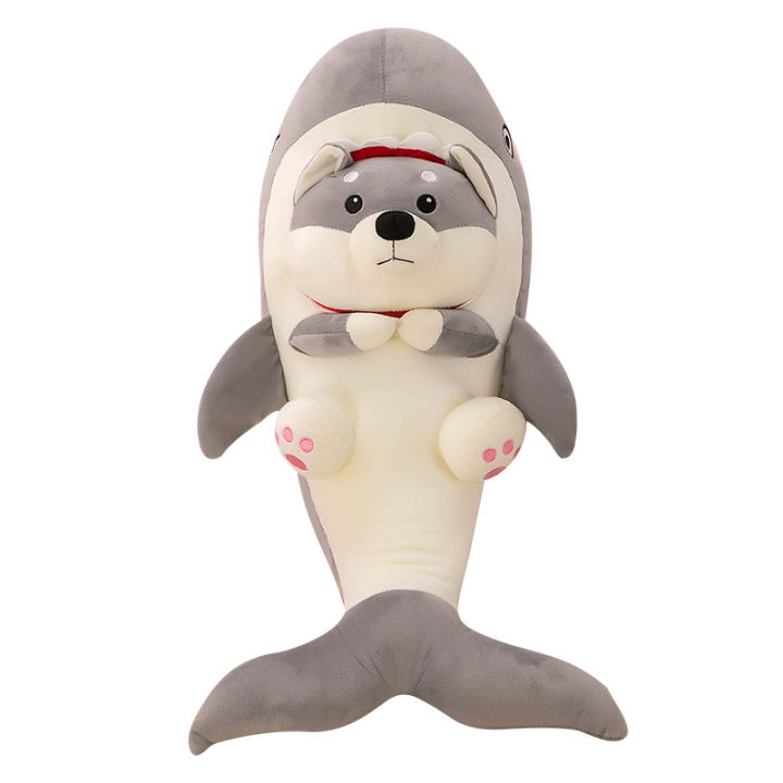 hot-tiktok-net-red-new-shark-cat-dog-dog-doll-long-soft-animal-pillow-doll-plush-toy-gift-wholesale