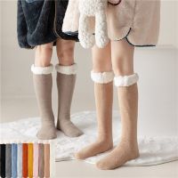 Winter Socks Plus Thicken Comfortable Women Socks Cashmere Sleep Warm Fleece Stocking Unisex Anti-slip Home Floor Carpet Socks Socks Tights