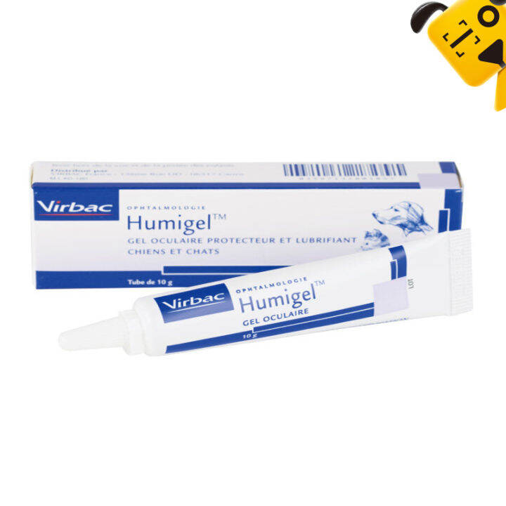 Virbac Humigel 10g Dry eye syndrome in dogs and cats red and swollen