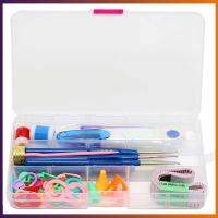 【ส่งจากไทย】16 sizes Crochet hooks Needles Stitches knitting Craft Case crochet set