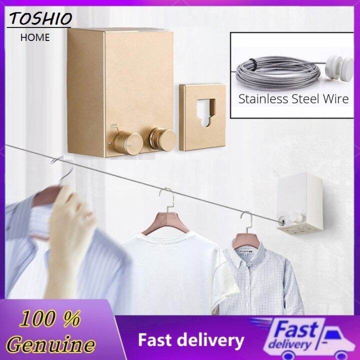 TOSHIOClothes Dryer Retractable Clothesline Clothes Line Laundry Dryer